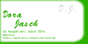dora jasch business card